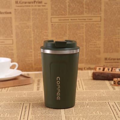 Tasse à café de deuxième génération en acier inoxydable, tasse à vide créative, tasse portable pour bureau, voiture, accompagnement 380ml