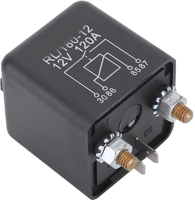 Dailygoody - Relais - Voertuigen - Hoog Stroom - 12VDC - 4 Pin - Schakelaar - Voor Groot Voertuigen - Geschikt voor Engineering Voertuigen