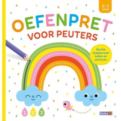 Oefenpret voor kleuters (2-3 j.) Educatieve boeken (spelletjes en raadsels)