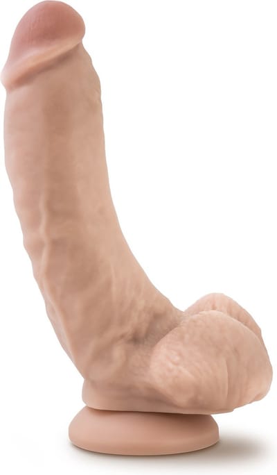 Lusty Dildo - Realistische Dildo Big Johnny 22cm . Grote Huidskleurige Dildo
