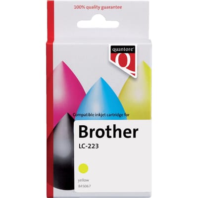 Inktcartridge Quantore Brother LC-223 geel | Blister a 1 stuk