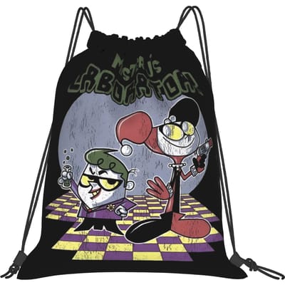 Sac à cordon Aventure Expérimentale Personnalisé de Dexter Sac à Dos Sport Gym Portatif Sacs à Dos Shopping Slapstick pour Femmes Hommes One Size