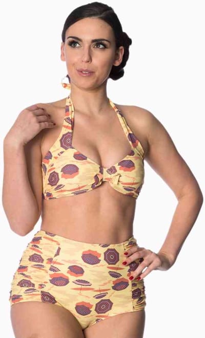 Dancing Days - PARASOL BUILT UP HALTER Bikinitop - S - Creme