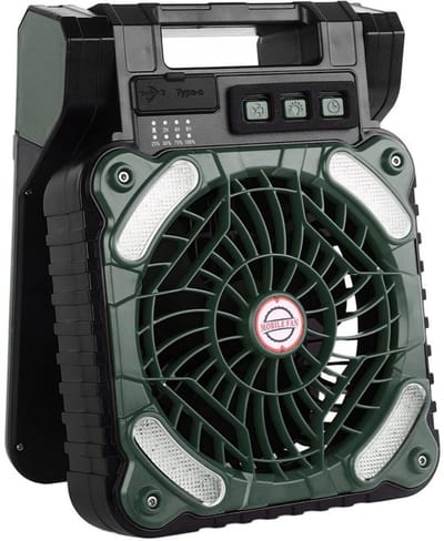 Allecto - Zonneventilator - Campingventilator - Traploze Snelheid