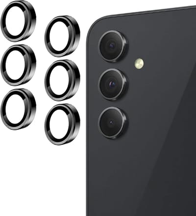 2x Geschikt voor Samsung A54 Camera Screenprotector - Geschikt voor Samsung A54 Screen Protector Gehard Glas Camera Cover