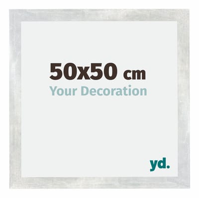 Your Decoration - Puzzellijst 50x50 cm - Zilver Glanzend Vintage - Puzzellijst 500-1000 stukjes - MDF Fotolijst - Mura