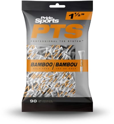 Pride PTS Bamboo 38mm Golf Tees