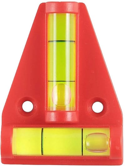 ProPlus Waterpas pyramide - Driehoekig ontwerp - Voor caravan en camper - 58 x 44 mm - Blisterverpakking