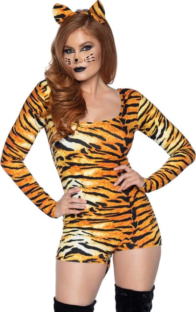 Dames jumpsuit Leg Avenue Tiger