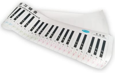 Pianotoetsen Oefengids - Vinger Oefenhulp - Muziek Leren - 88 Toetsen Precisie - 120 Cm Lang