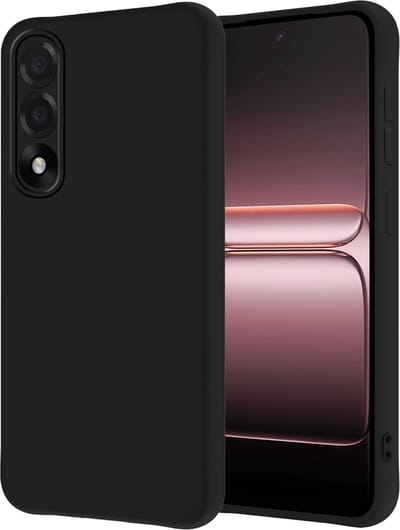 Hoesje - Geschikt voor OnePlus Nord 5 - Sterk & Shockproof - Hoes Cover - Siliconen Case - Zwart