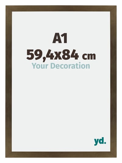 Your Decoration - Puzzellijst 59,4x84 cm - Brons Decor - Puzzellijst 1500-2000 stukjes - MDF Fotolijst - Mura