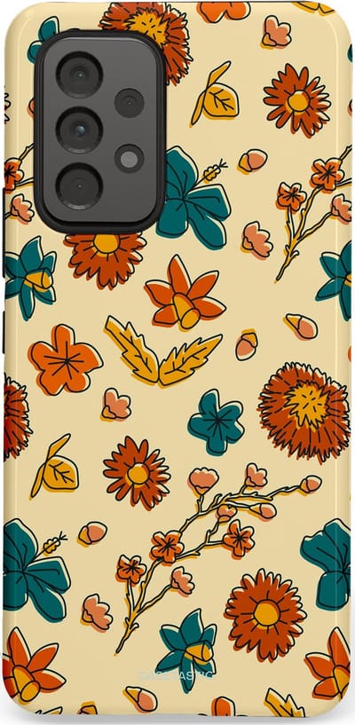 Casetastic Hoesje Geschikt voor Samsung A53 - Stijlvolle Beschermende Duo-layer Case - Boranisch veld
