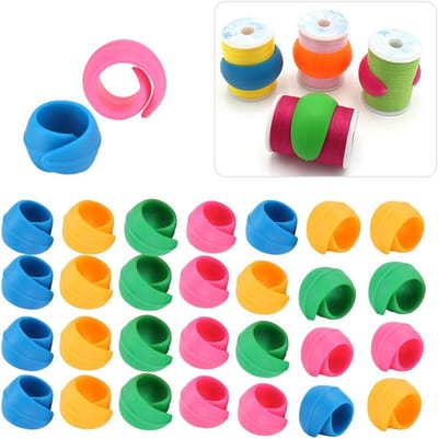 40 Stuks Kleurrijke Draad Spoel Clips - Organizers voor Naai- en Borduur Garen