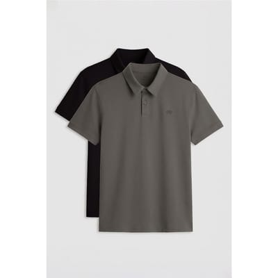 Heren Katoenmix Polo T-Shirt