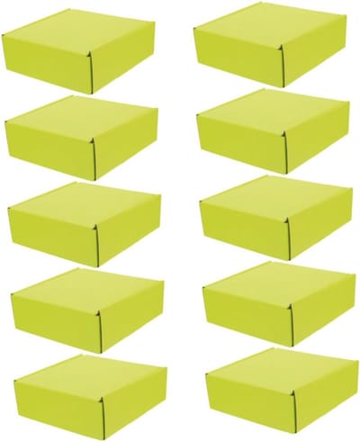 Opbergdozen Set - Verhuisdozen Verzenddozen - Veilig Verpakken - Stevig Golfkarton - 15x15x5cm