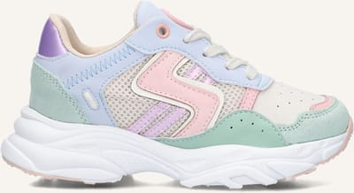 Ton & Ton Meisjes Lage sneakers Sanna - Wit - Leatherlook - Maat 32