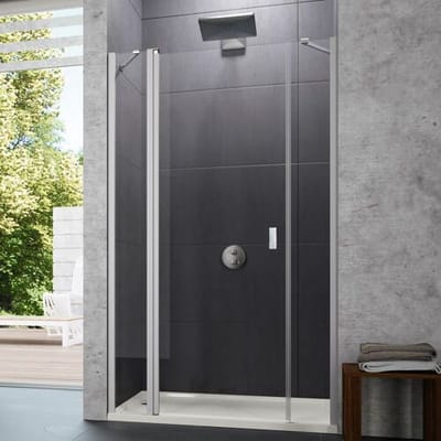 HÜPPE Design pure 4-corner swing door with fixed and side part W: 100 H: 200 cm 8P7306087321