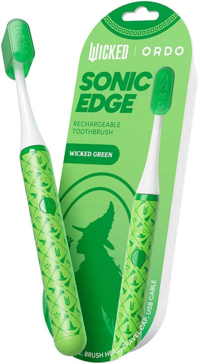 Ordo Sonic Edge - Electrische Tandenborstel - Oplaadbaar - Wicked Green