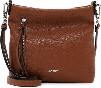 SURI FREY Schoudertas Maggy Crossover Bag Brandy Bruine