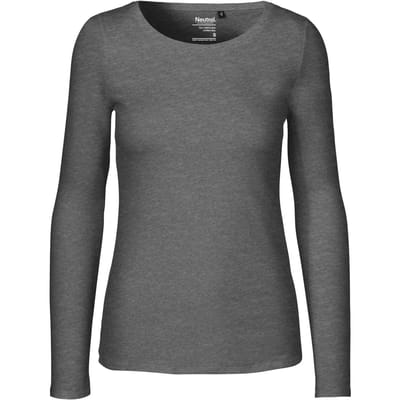 Neutral Ladies´ Long Sleeve T-Shirt NE81050 - Dark Heather - XS