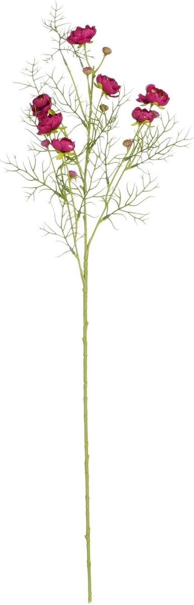 MICA DECORATIONS RANUNCULUS D.ROOD - L74CM 127599 WINE01