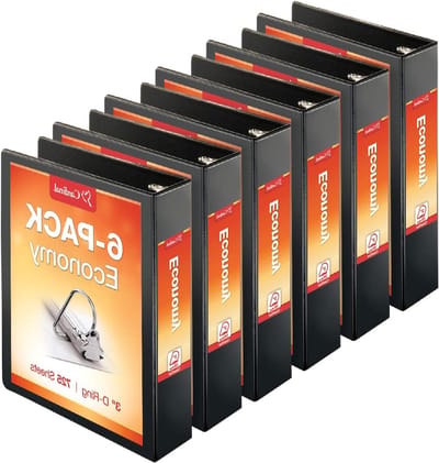 Ringbanden Zwart - Ordners Map - Documenten Organiseren - XtraLife Hinge Duurzaamheid - 76 cm - Zwart
