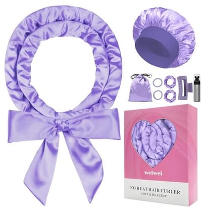 Heatless Overnight Curls Set voor Lang Haar - 9 Stuks Krulspelden en 188 cm Krulband