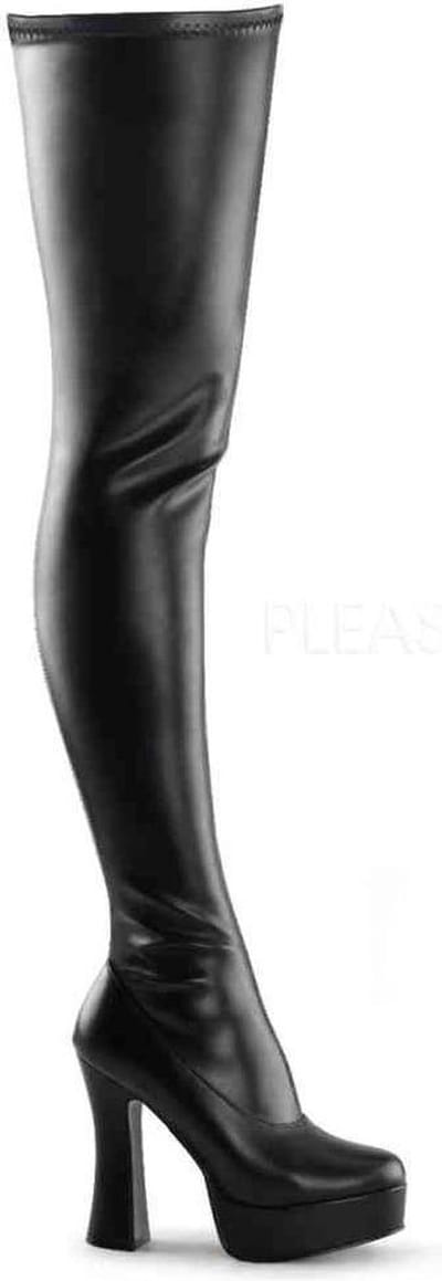 EU 47 = US 16 | ELECTRA-3000Z | 5 Stack Heel, 1 1/2 PF Thigh High Boot