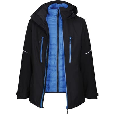 Regatta Heren X-Pro Evader III Jas (Zwart/Oxford Blauw)