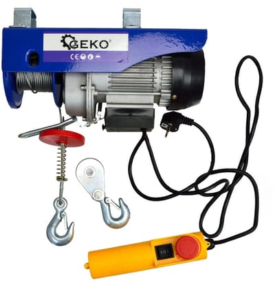GEKO Elektrische takel - 150/300 kg - 12/6 m hijshoogte - 230V - 600W