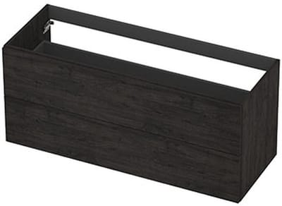 INK - Onderkast 2L Decor Softclose Tbv Greep - 1200x450x520 Mm - Houtskool Eiken