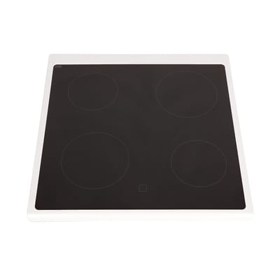 AEG glasplaat met kader, wit, 596x600mm 140197244035