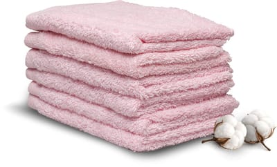 Miss Towels Hotelkwaliteit Gastendoekje Set - Roze - 6 stuks - Gastendoekjes - 100% katoen - 30x50cm - 550 gr/m2 - Made in Portugal