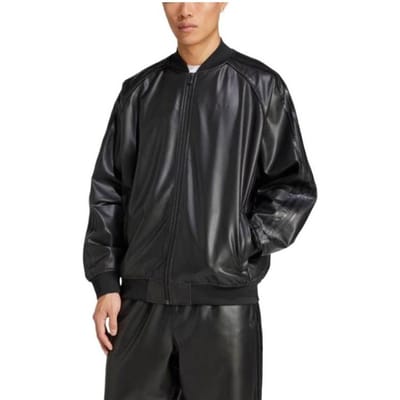 Adidas Originals American Vintage Eenvoudige Effen Kleur Sport Casual Losse Jas Heren Jas Zwart JC8220 XS black
