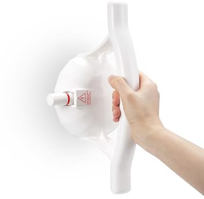 Antislip Zuiggreep voor Douche - Sterke Vacuümbevestiging met Waarschuwingsontwerp