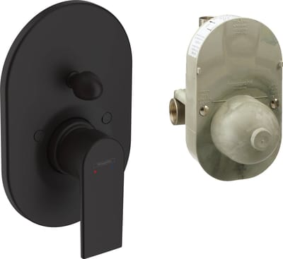 Hansgrohe Vernis Shape Inbouw Badmengkraan Mat Zwart