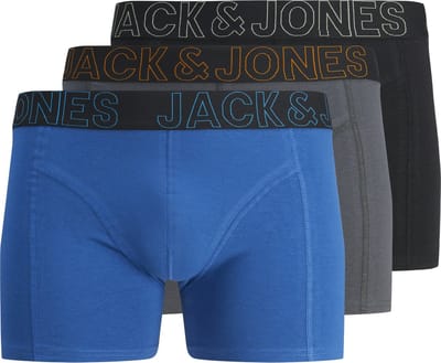 JACK&JONES - JACMURPHY SOLID TRUNKS 3 PACK JNR - Jongens - Onderbroeken