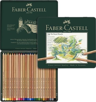 Faber-Castell pastelkleurpotloden set - 24 stuks, assortiment kleuren