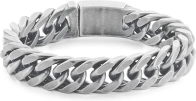 Frank 1967 Steel 7FB-0360 Stalen armband - 19,5 cm - Zilverkleurig