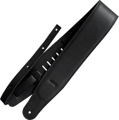 Richter 1802 Black Raw III Pad Nappa Guitar Strap
