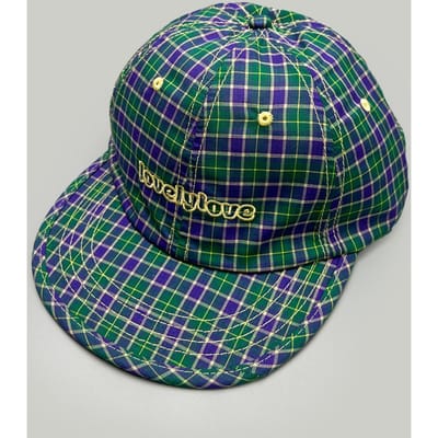 Sneldrogende Geruite Geborduurde Letters Baseballpetten Nieuwe Mannen Vrouwen Retro Zonneklep Niche Veelzijdige Platte Klep Mode Ins Puntige Petten 56-60cm gray
