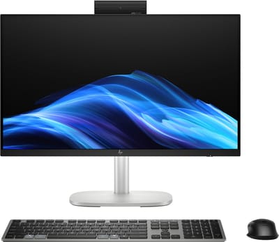 HP EliteStudio 8 G1i AI Wolf Pro Security Edition Intel Core Ultra 7 265 60,5 cm (23.8") 1920 x 1080 Pixels Alles-in-één-pc 16 GB DDR5-SDRAM 512 GB SSD Windows 11 Pro Wi-Fi 7 (802.11be) AI PC Zilver