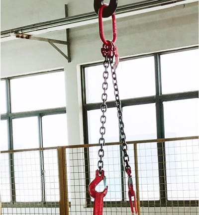 Hijskettingen met haken - Stalen ketting - Zwaar tillen - 3 Ton capaciteit - Tot 4 meter - Staal