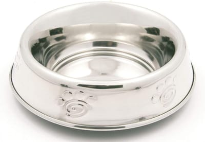 Voederstation Hond - Voerbak RVS - Hygiënisch Eten - Antimierenrand - 1.4 Liter - Meerkleurig