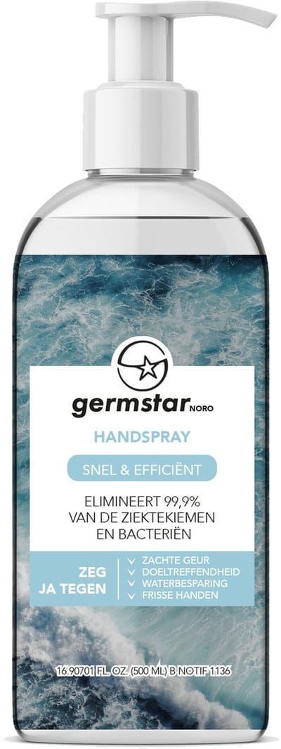 Germstar Pompfles – 474ml – per 3 stuks