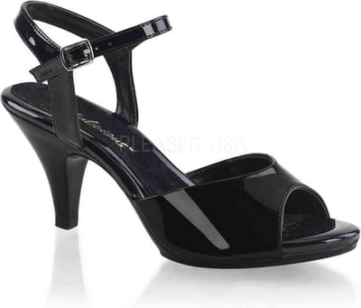 Fabulicious Hoge hakken -35 Shoes- BELLE-309 Zwart