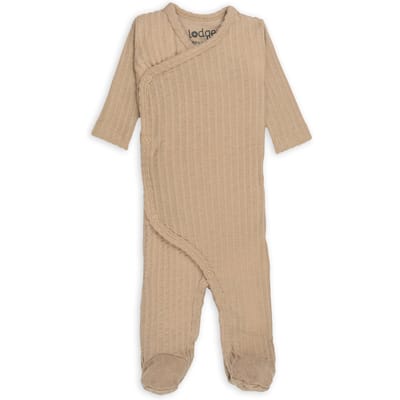 Boxpakje voetjes - Newborn - 50 - Beige - Handige overslag - Luchtig