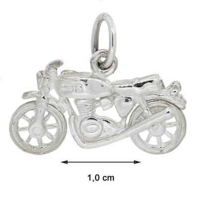 Blinx Jewels Zilveren Hanger Motorfiets