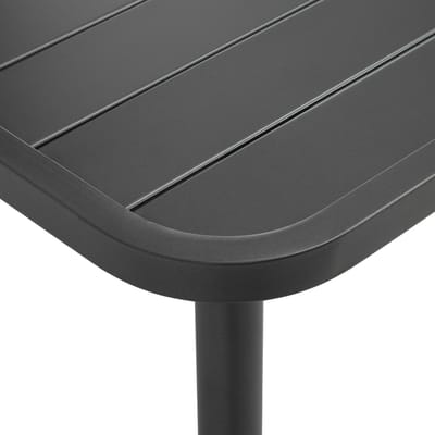 vidaXL - Tuintafel - 150x90x72 - cm - staal - donkergrijs